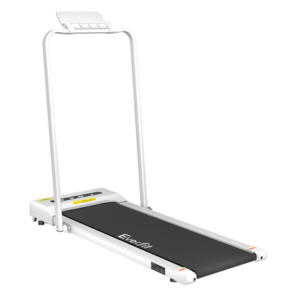 Everfit Treadmill Electric Walking Pad Under Desk Home Gym Fitness 380mm White