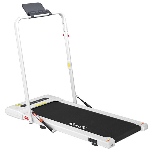 Everfit Treadmill Electric Walking Pad Under Desk Home Gym Fitness 400mm White