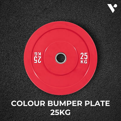 Verpeak Colour Bumper Plate 25KG Red VP-WP-109-FP