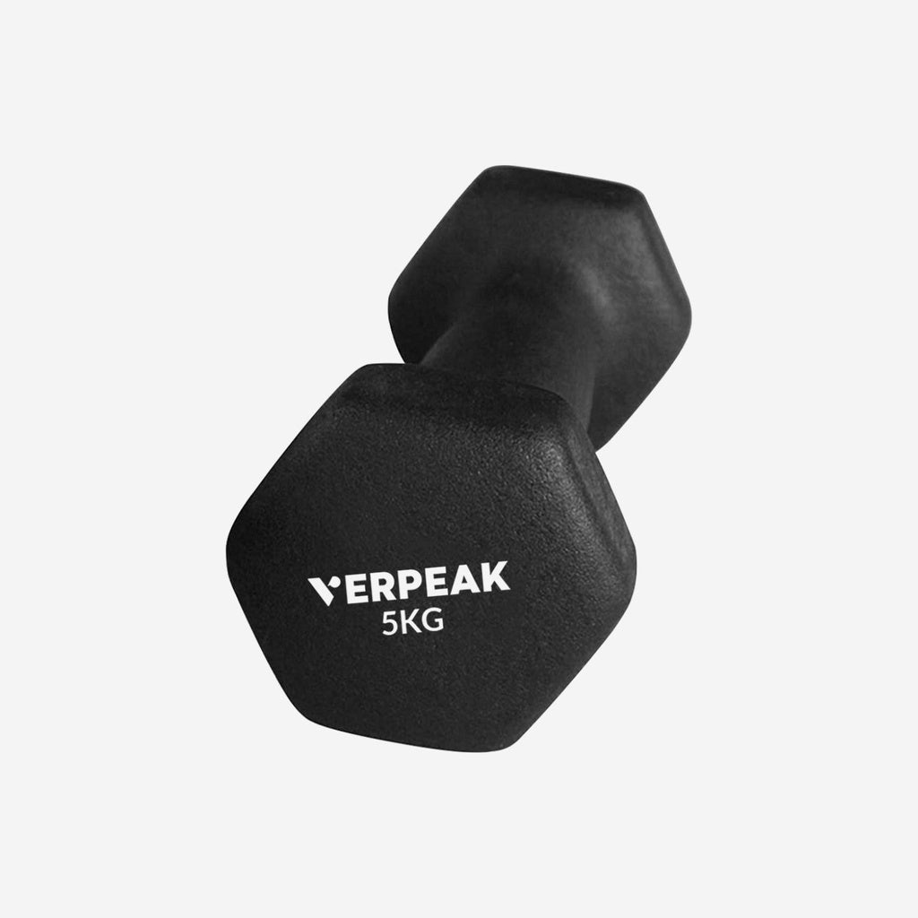 Verpeak Neoprene Dumbbell 5kg x 2 Black VP-DB-138-AC