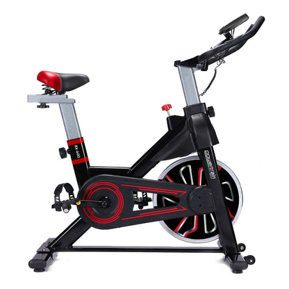 Powertrain RX-600 Exercise Spin Bike Cardio Cycle - Red