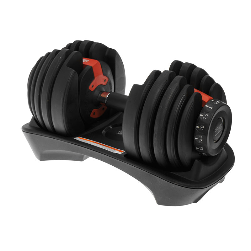 Powertrain 2x 24kg  Adjustable Dumbbells with Stand