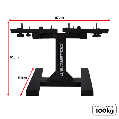 Powertrain Gen2 Adjustable Dumbbell Set With Pro Stand- 2 X 20kg (40kg)