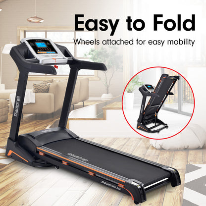 Powertrain MX2 Foldable Home Treadmill Auto Incline Cardio Running