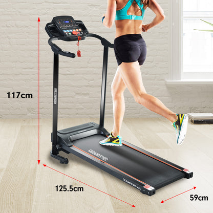 Powertrain V25 Foldable Treadmill Home Gym Cardio Walk Machine