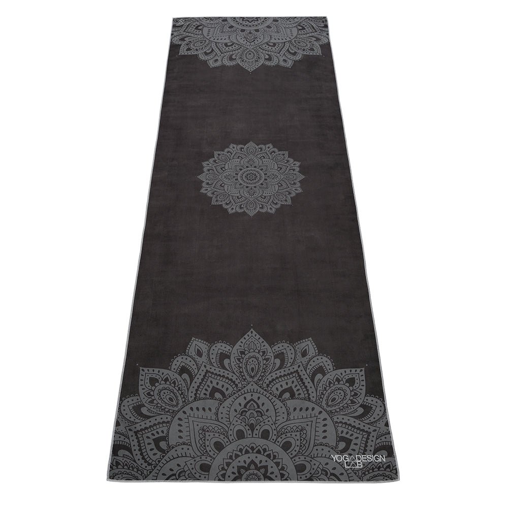 Yoga Design Lab Mat Yoga Towel Mandala Black