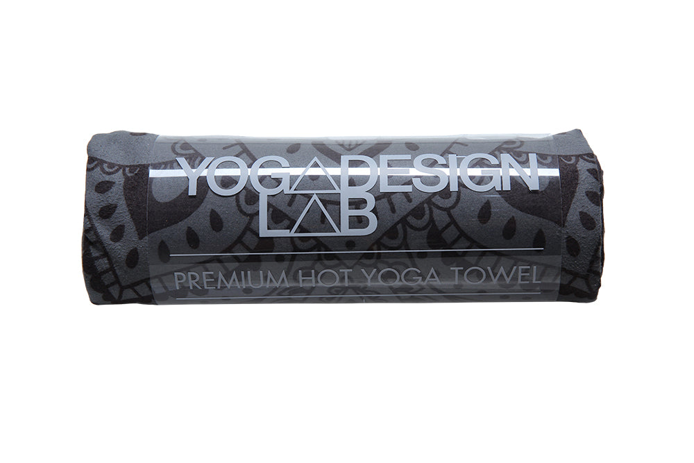 Yoga Design Lab Mat Yoga Towel Mandala Black