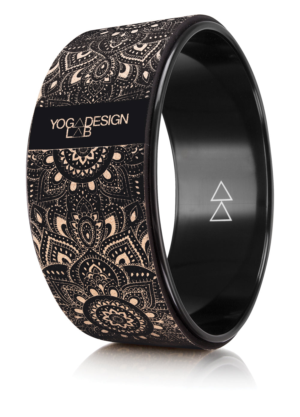 Yoga Design Lab Yoga Wheel Cork Mandala Black