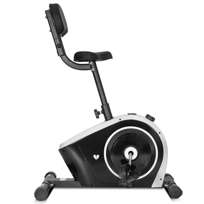 Lifespan Fitness Cyclestation 3 Exercise Bike with ErgoDesk Automatic Standing Desk 150cm in White/Black