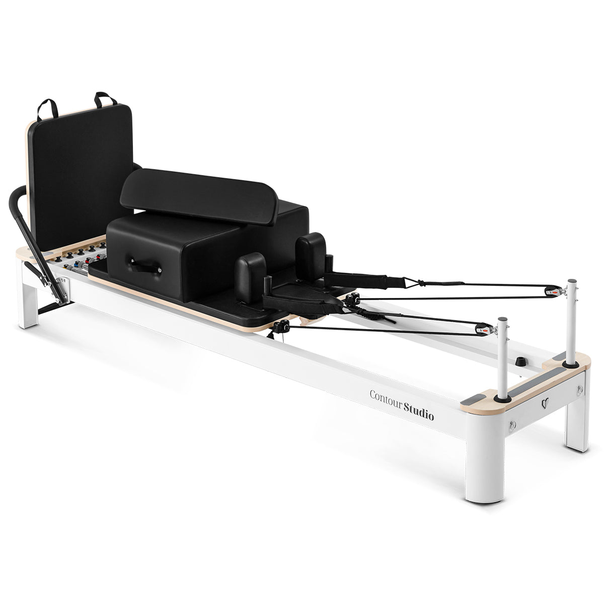 Lifespan Fitness Contour Studio Commercial Pilates Reformer Bed Set