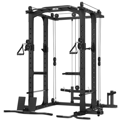 LSG GRK100 with FID Bench and 90kg Olympic Bars and Tri-Grip Weights