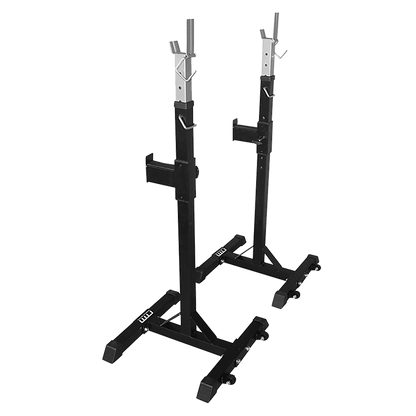 Squat Rack Stand Pair Bench Press Weight Lifting Barbell