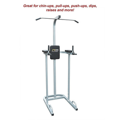 AB Power Tower Dip Chin Push Up Home Gym MultiStation