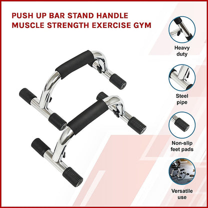 Push Up Bar Stand Handle Muscle Strength Exercise Gym