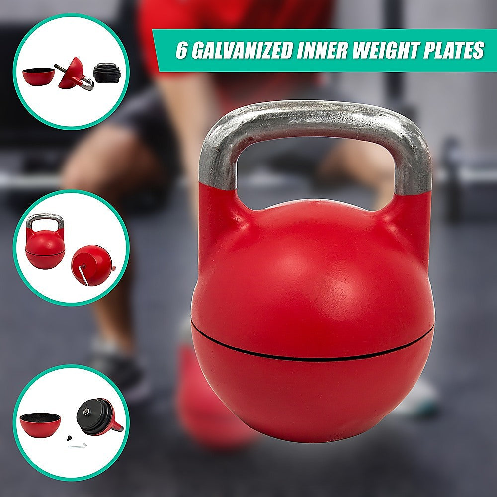 Adjustable 32KG Kettlebell Weight Set Home Gym