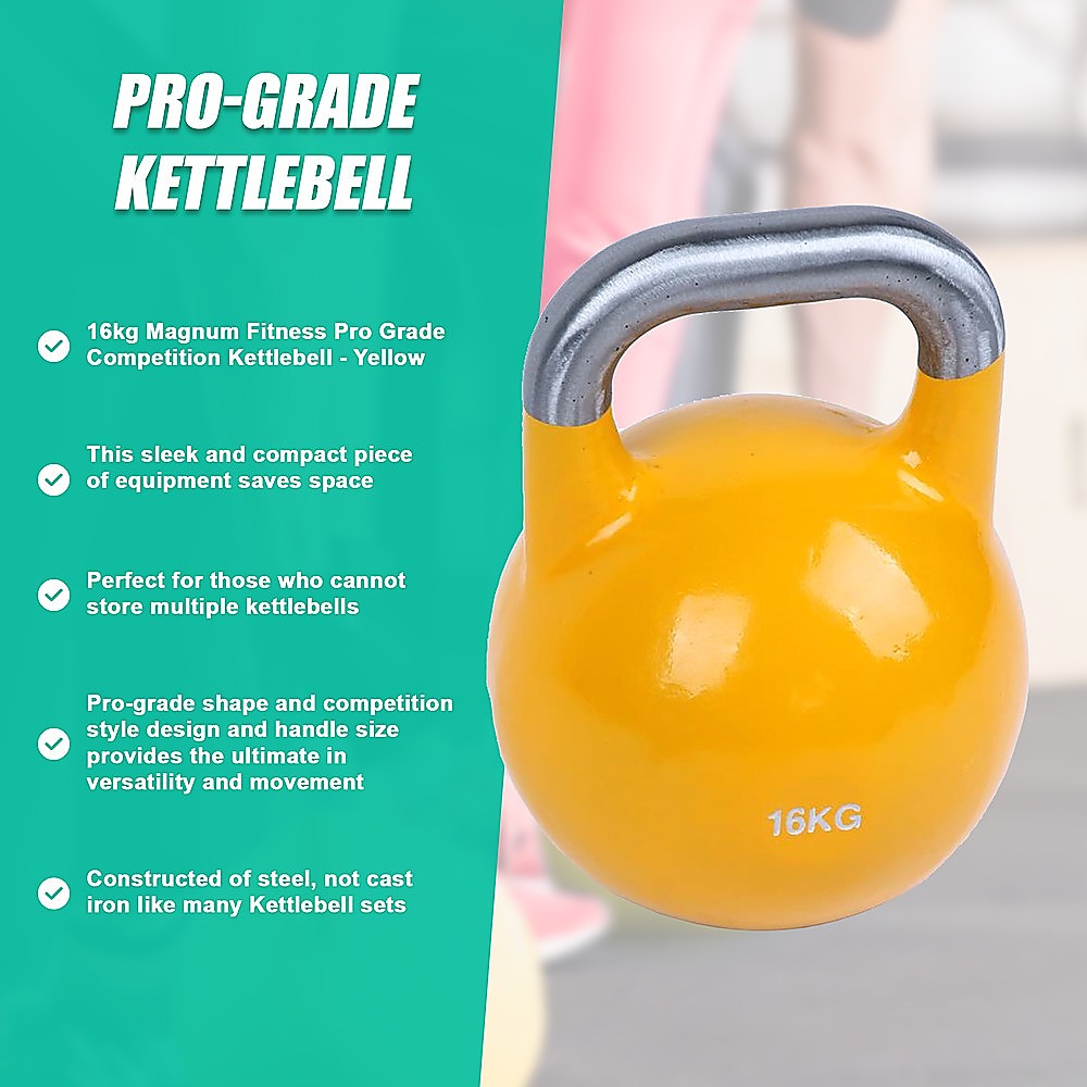 16KG Pro-Grade Steel KettleBell