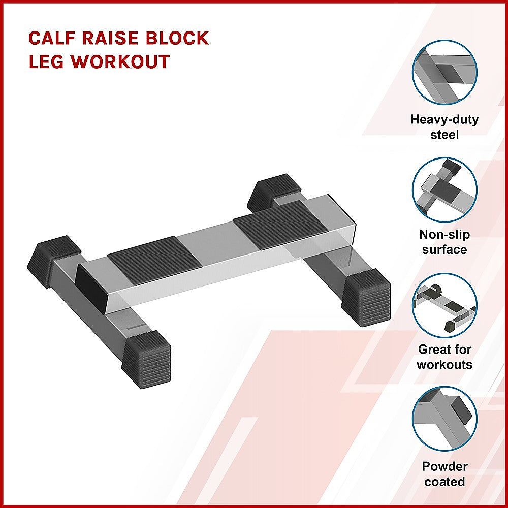 Calf Raise Block Leg Workout