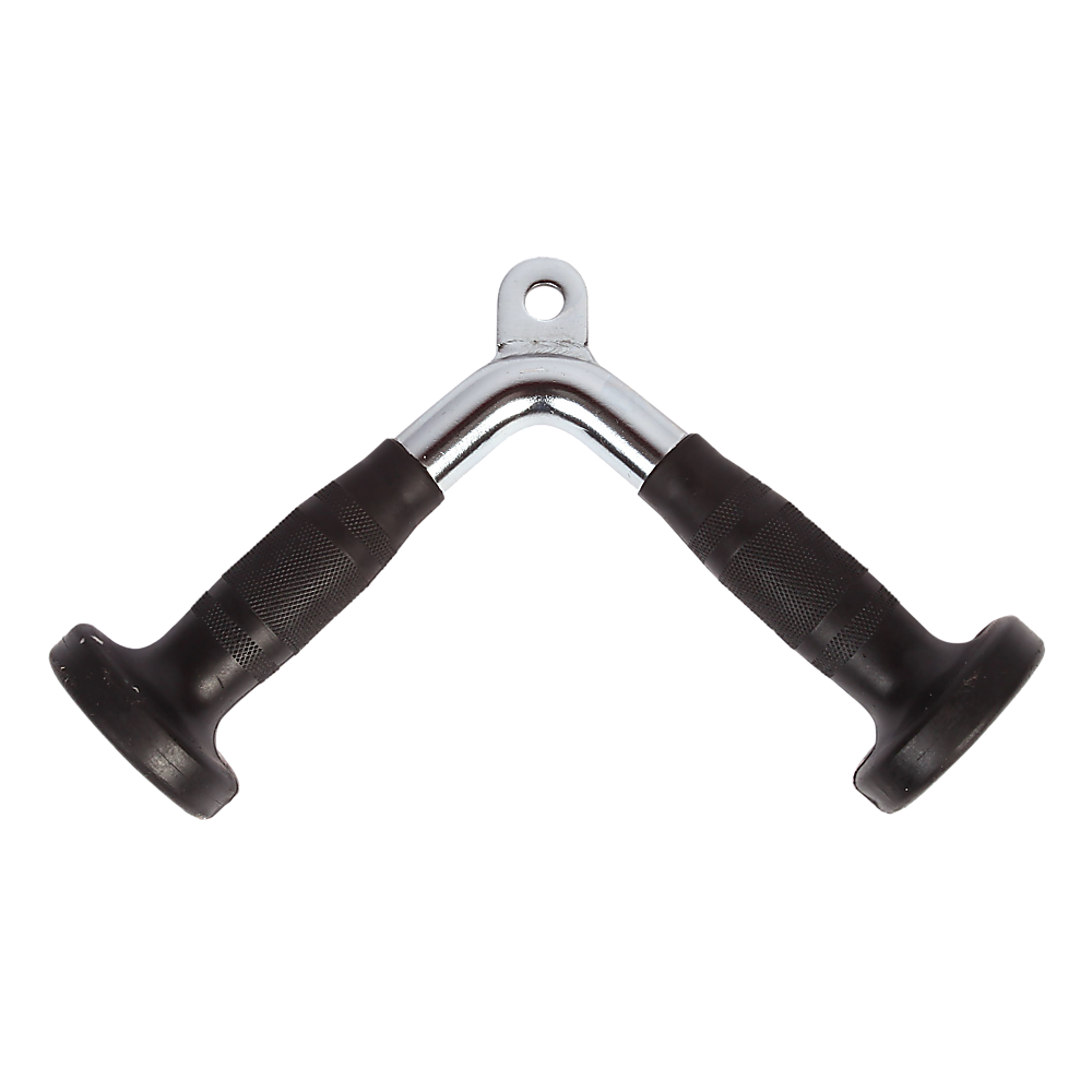 Randy & Travis Rubber-Coated Tricep Pushdown Bar Attachment