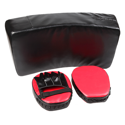 Kicking Boxing Sparring Shield & Punching Pad Mitts Combo