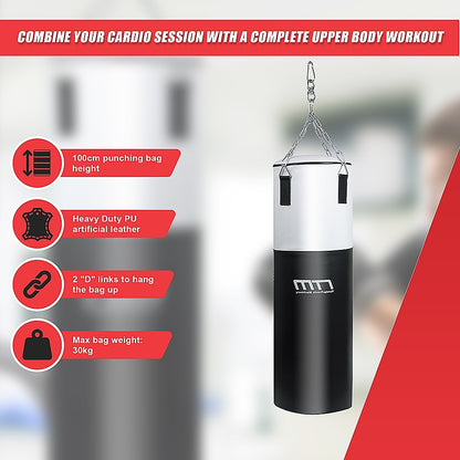 30kg Heavy Duty Boxing Punching Bag Solid Filled