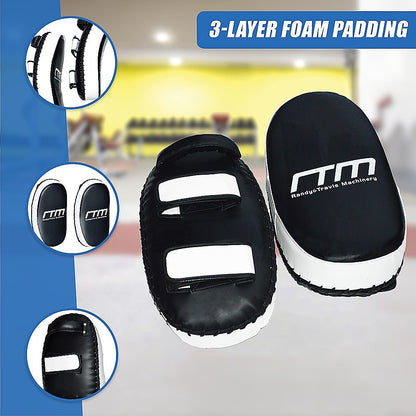 MMA Kick Boxing Pads Curved Strike Shield Punching Bag Focus Arm Muay Thai