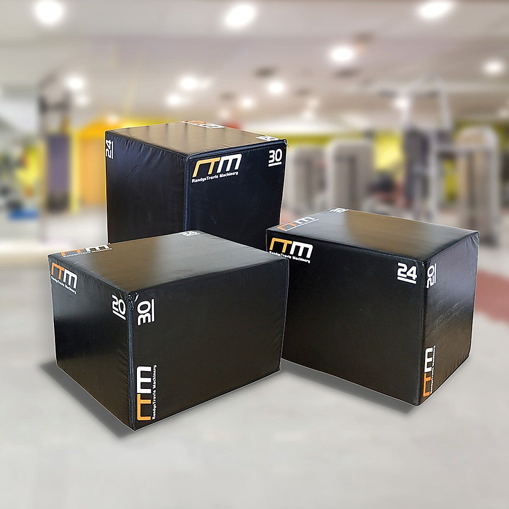 3 IN 1 Foam Plyo Games Plyometric Jump Box