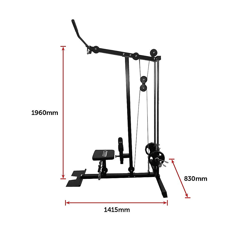 Lat PullDown Low Row Fitness Machine