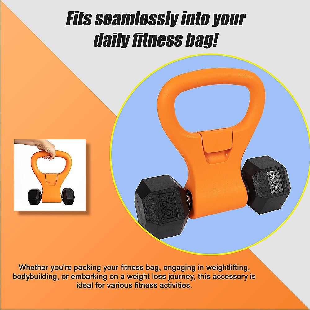 Kettlebell Weight Grip Workout Gym Dumbells Clamp