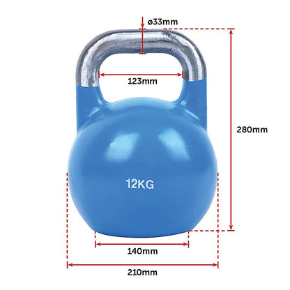 12kg Pro-Grade Steel KettleBell